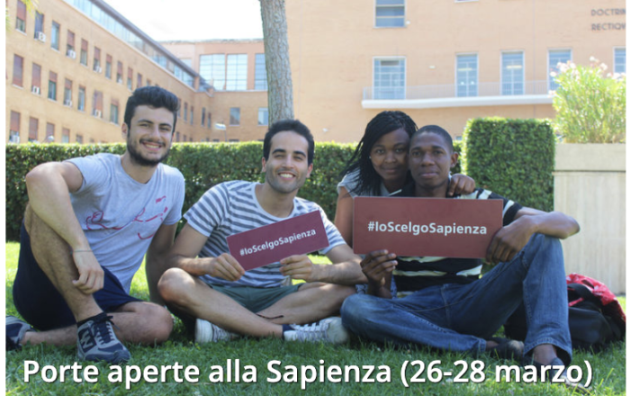 Banner Porte Aperte Sapienza DiSSE 2025