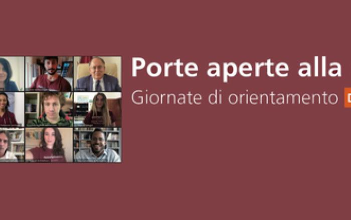 XXIV edizione di Porte aperte alla Sapienza che si svolgerà nei giorni 14-15-16 luglio 2020 in modalità telematica